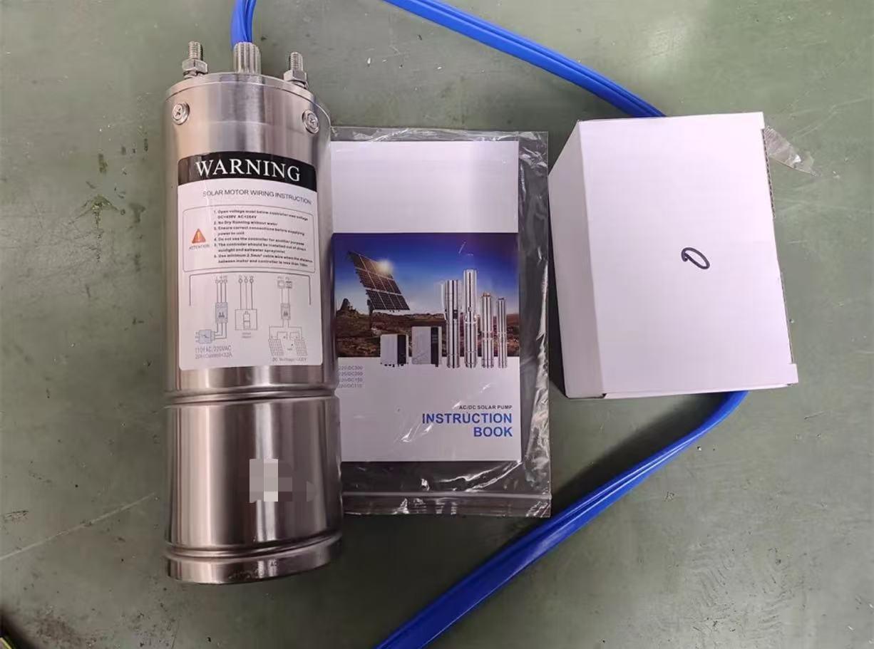 มอเตอร์พลังงานแสงอาทิตย์ AC DC พร้อมใบพัดสแตนเลส -วิดีโอดู