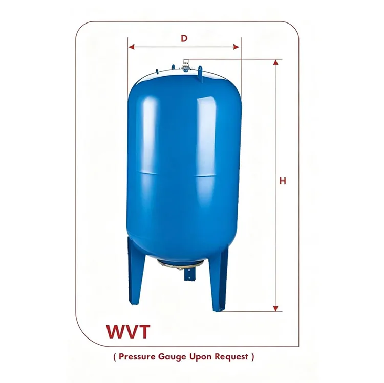 ถังขยายเมมเบรนแบบถอดเปลี่ยนได้ ซีรีส์ WVT (60L–500L, เหล็กกล้าคาร์บอน)